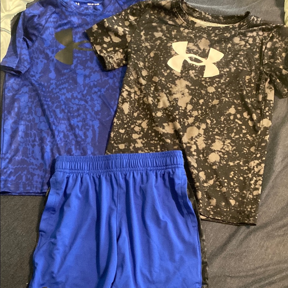 Under Armour Blue and Black Boys' Active Set